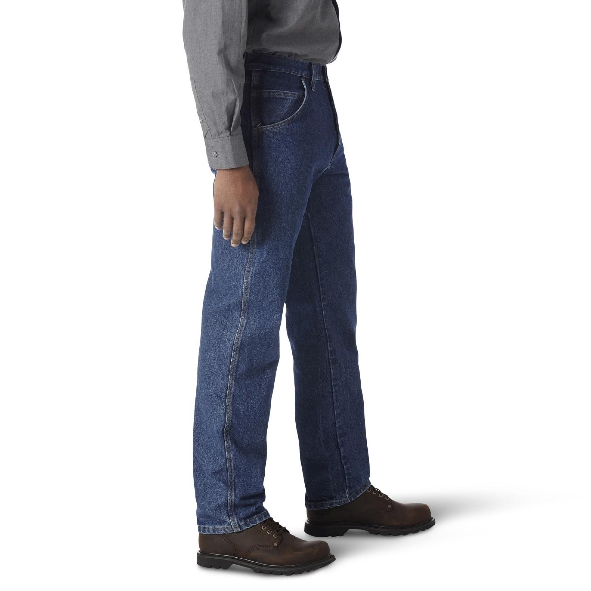 Wrangler Flame Resistant Riggs Relaxed Fit Jean in Denim